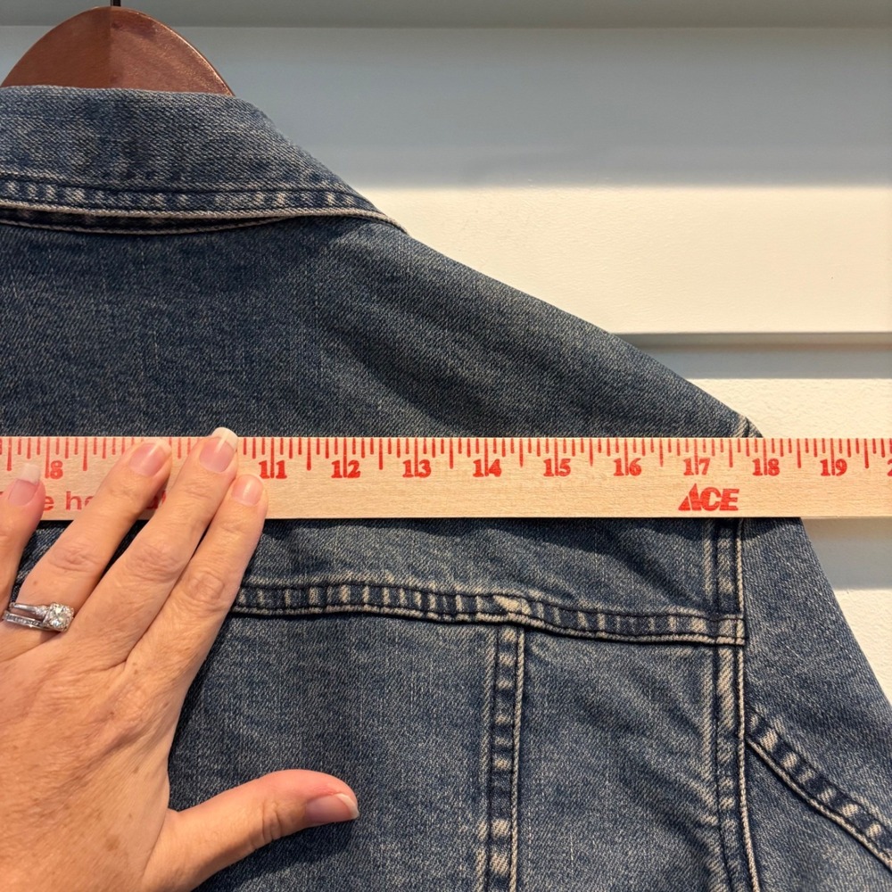 A.P.C. Mens Denim Jacket Small Medium Wash French Minimalist Trucker - Picture 13 of 14